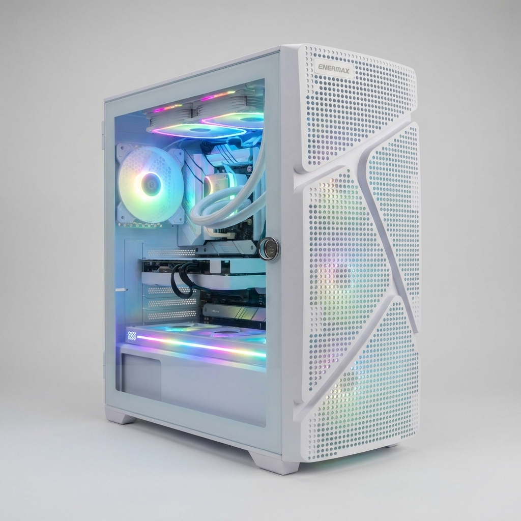 PC Blanc - Vue deux tiers